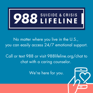 988 Suicide & Crisis Lifeline